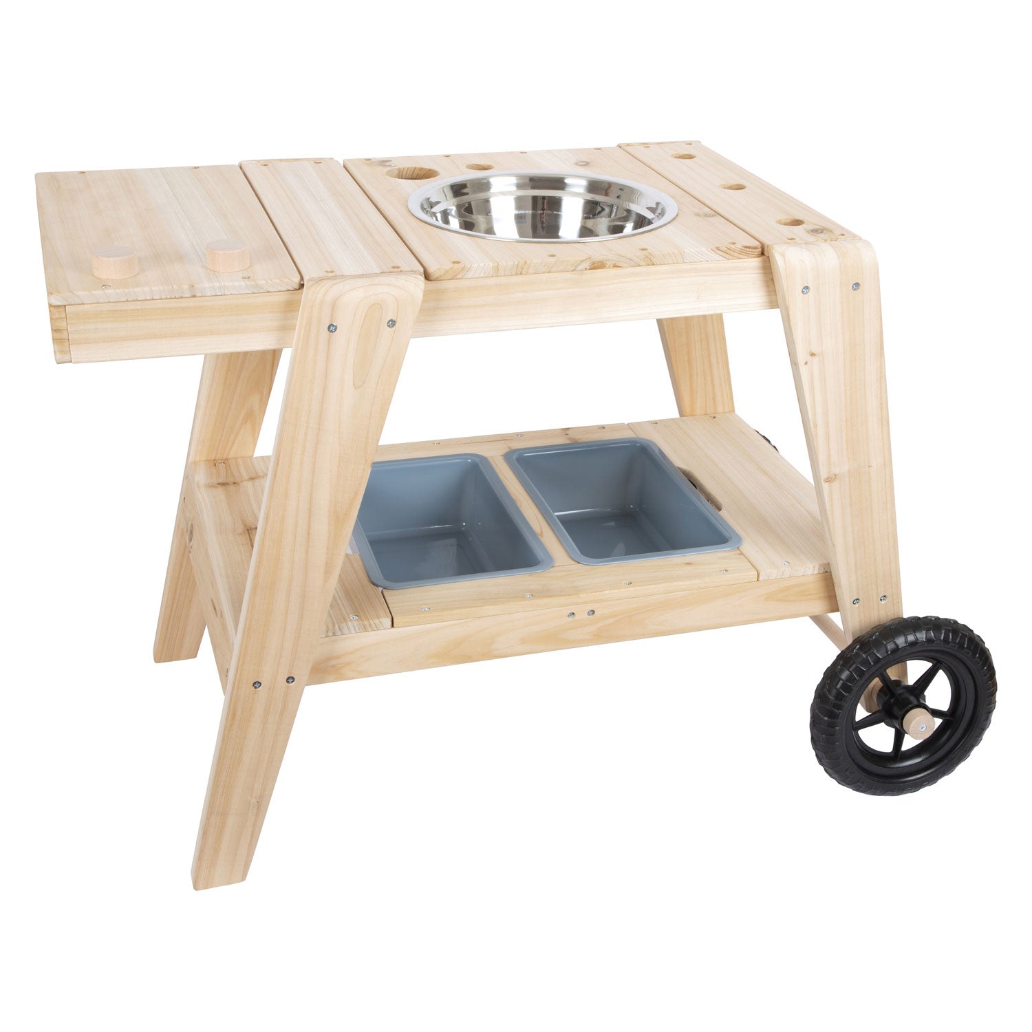 Small foot - wooden mud kitchen compact
