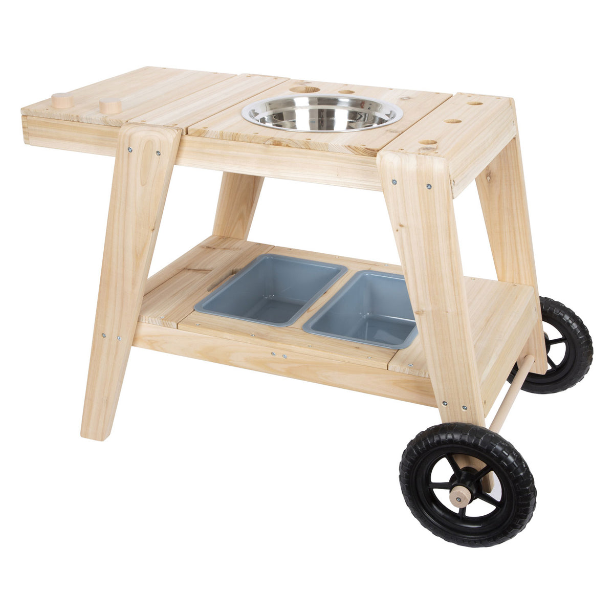 Small foot - houten modderkeuken compact