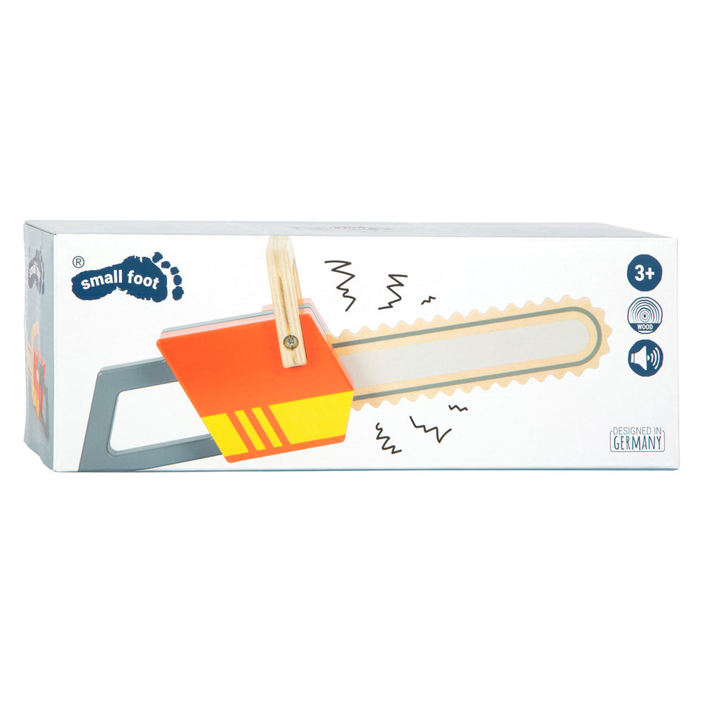 Small foot - wooden chainsaw