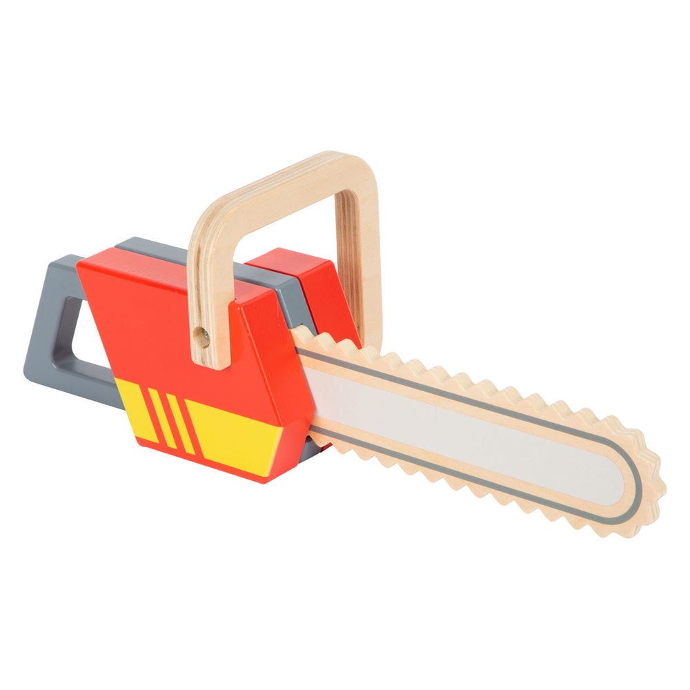 Small foot - wooden chainsaw