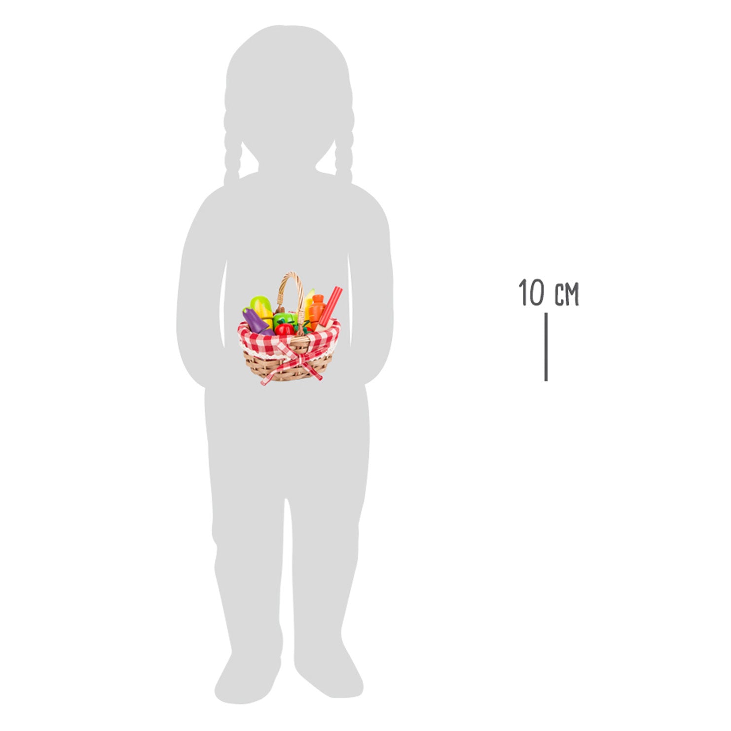 Small Foot Houten Picknickmand met Snijfruit, 15dlg.