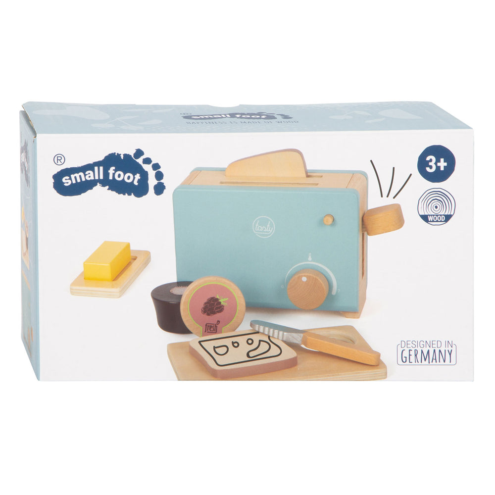 Small foot - wooden toaster set