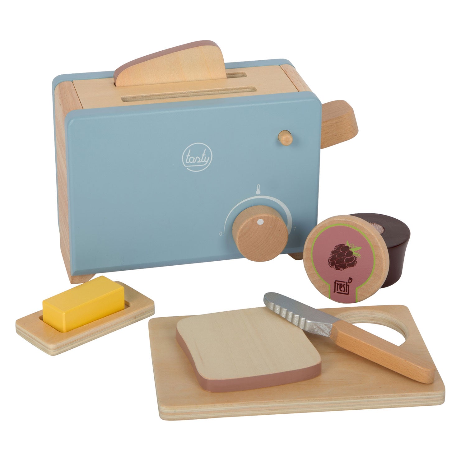Small foot - wooden toaster set