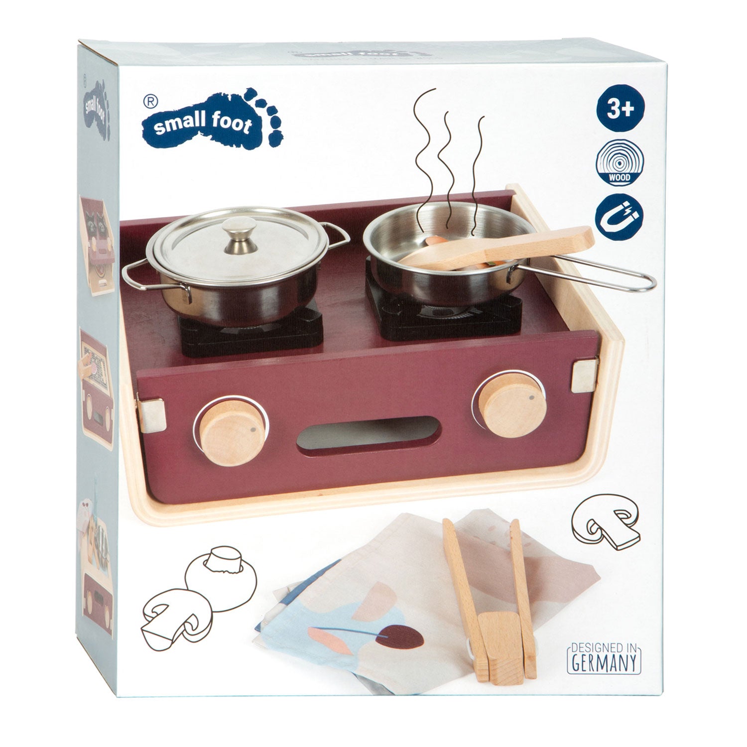 Small Foot Houten Camping Speelkeuken Lekker, 9dlg.