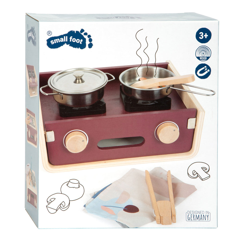 Small foot - wooden camping play kitchen tasty, 9 pcs.