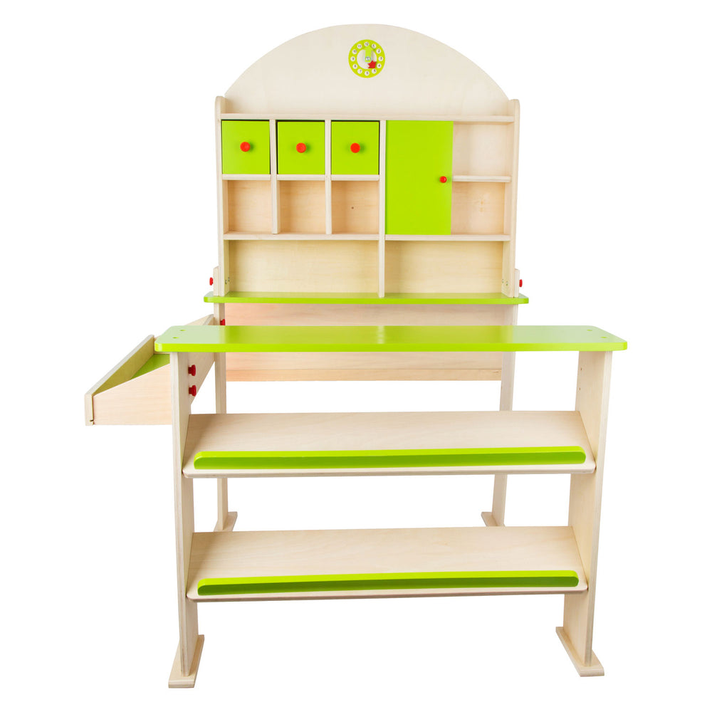 Small foot - houten markt en winkelkraam