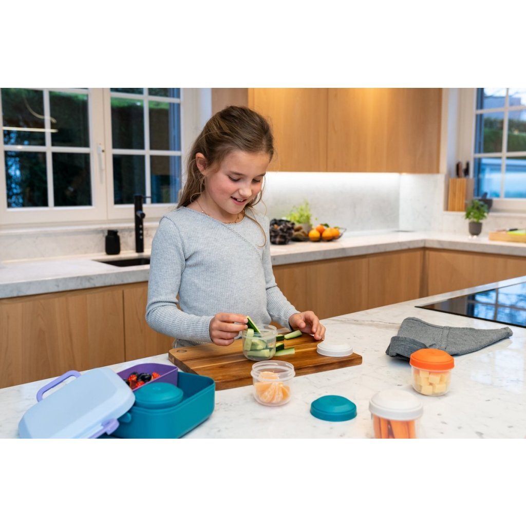 Amuse lunchbox rikko divider en 2 snack lagune sky