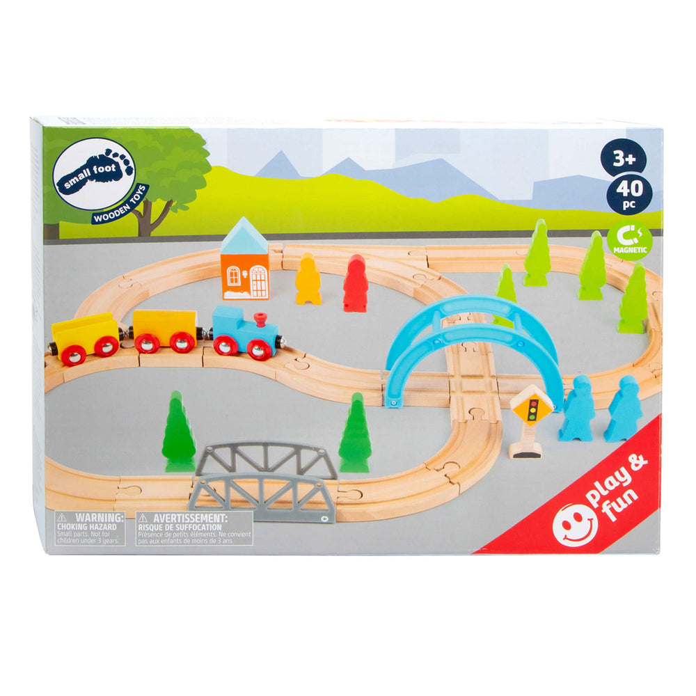 Small foot - houten treinset big journey, 40dlg.