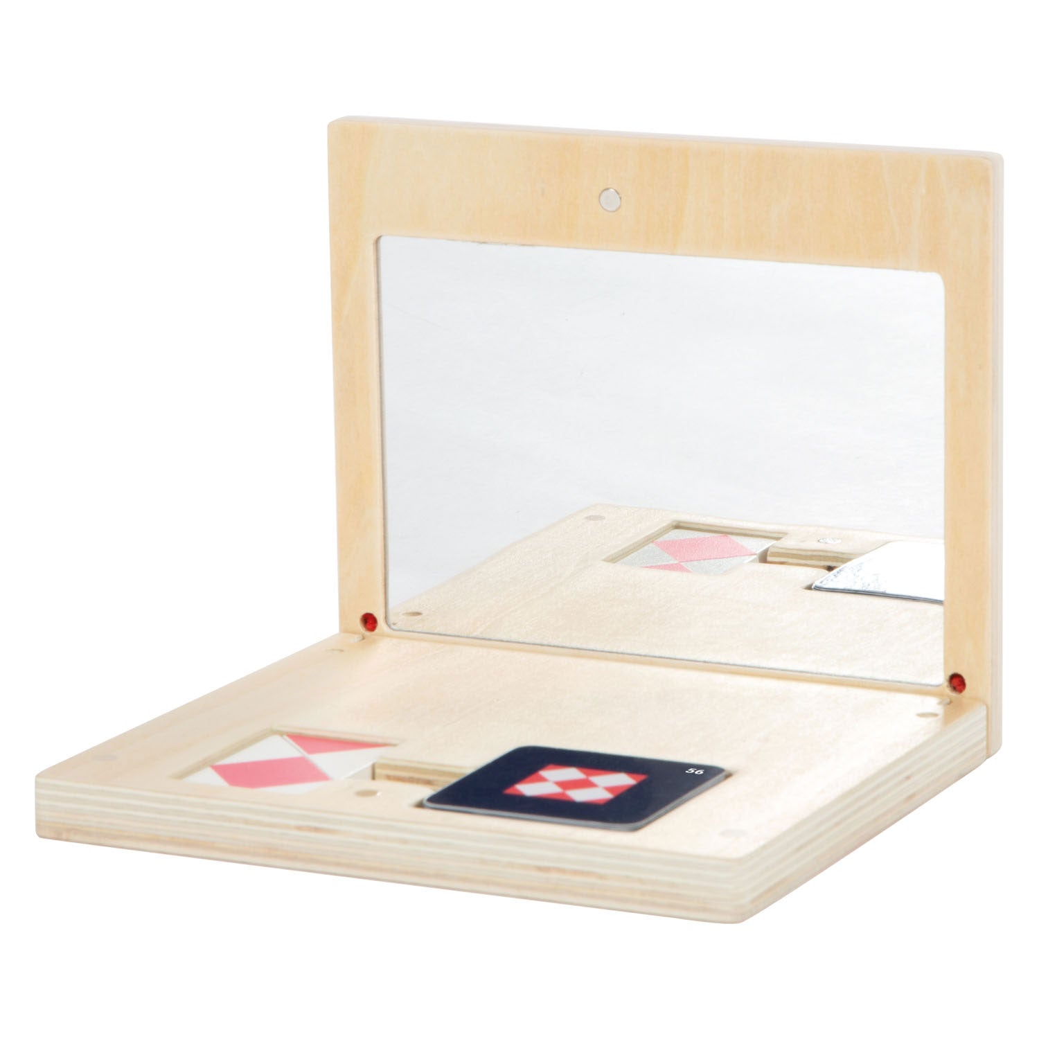 Small Foot - Wooden Symmetry Game with Mirror Educational