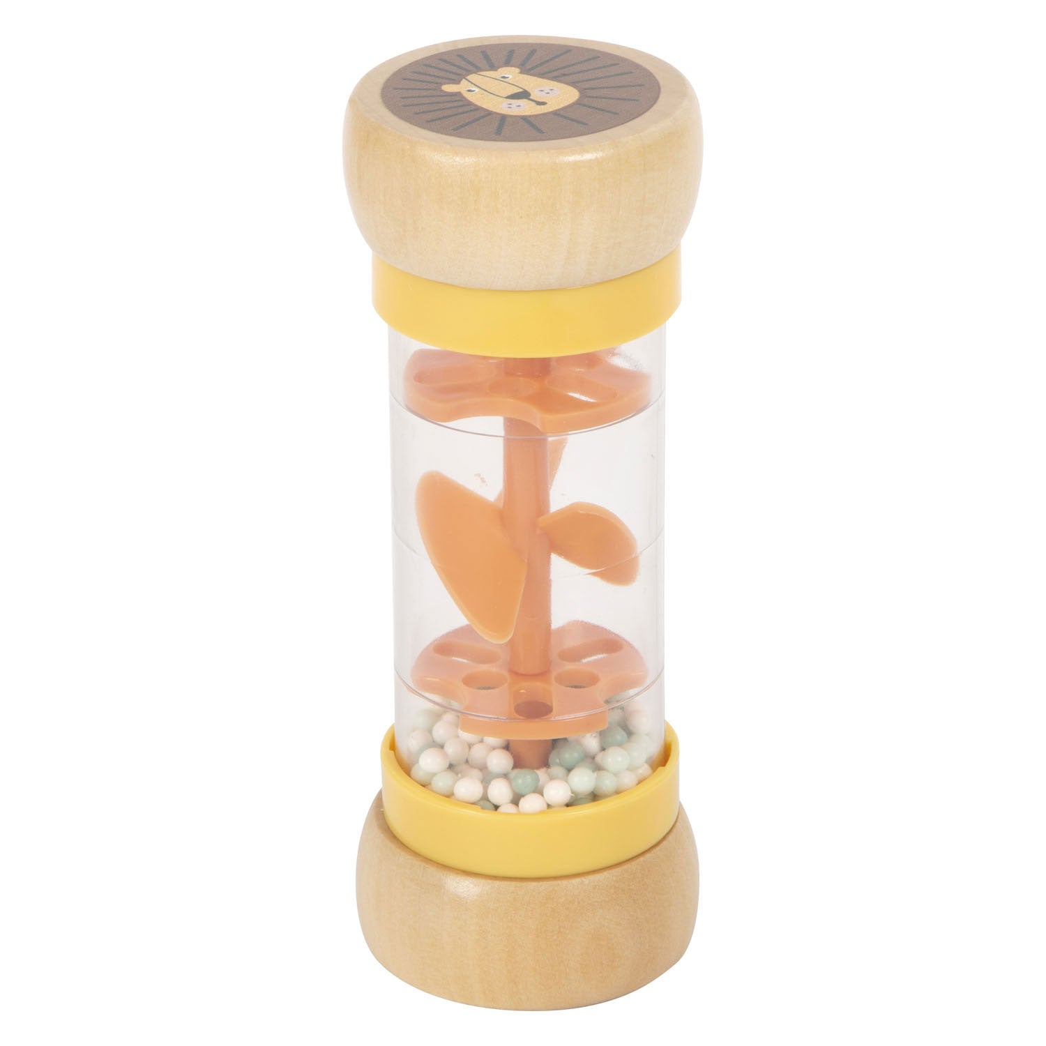 Small foot - wooden rainmaker rattle safari