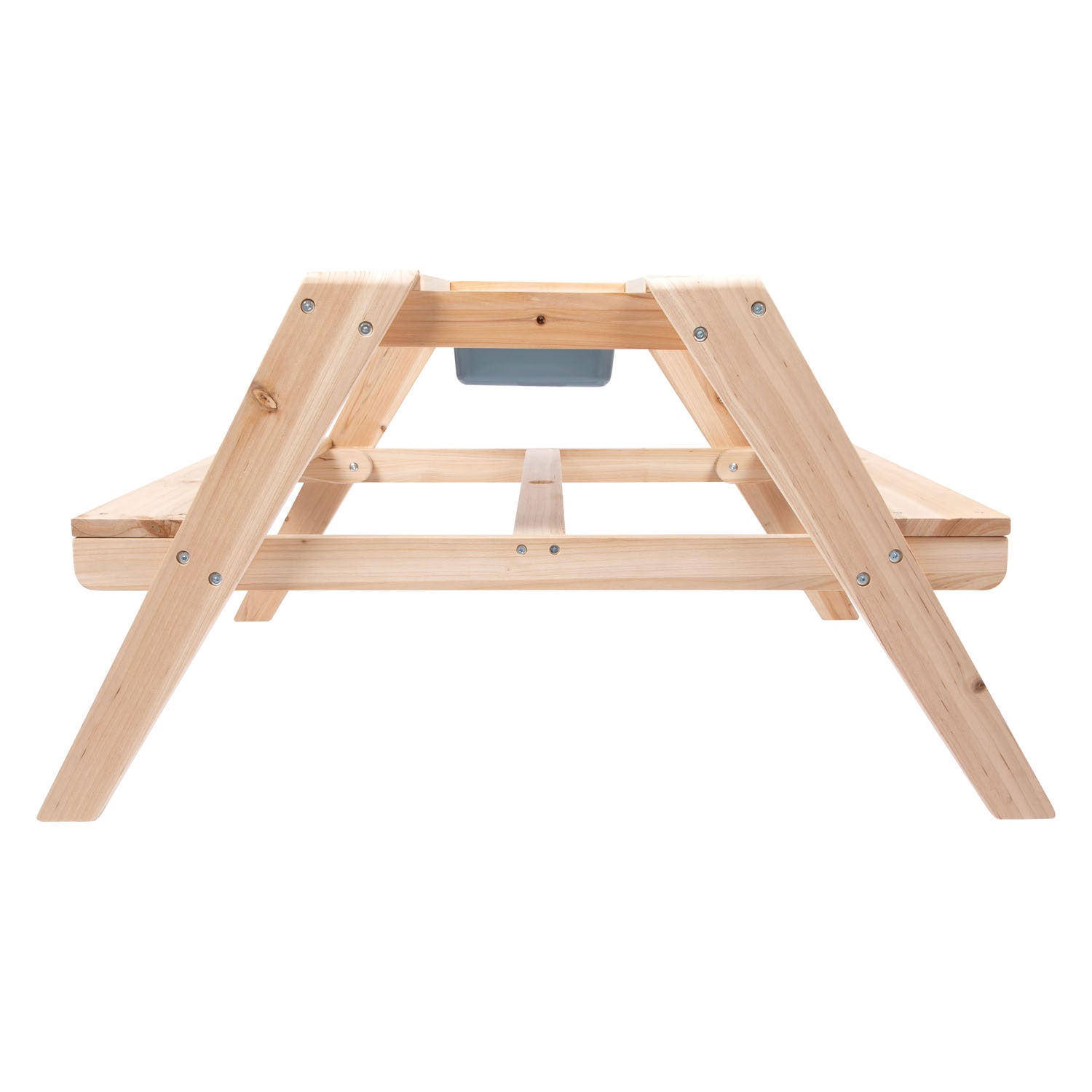 Pic kleine voet - houten knick- en moddertafel