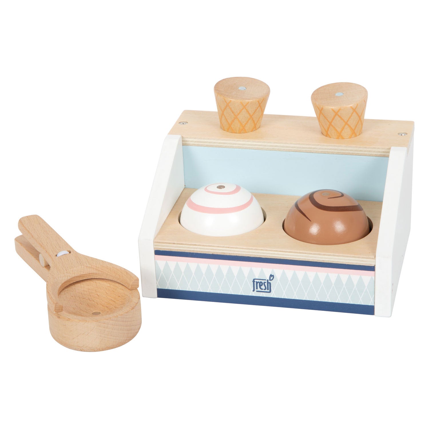 Small Foot Houten Compacte Ijskraam Fris, 6dlg.