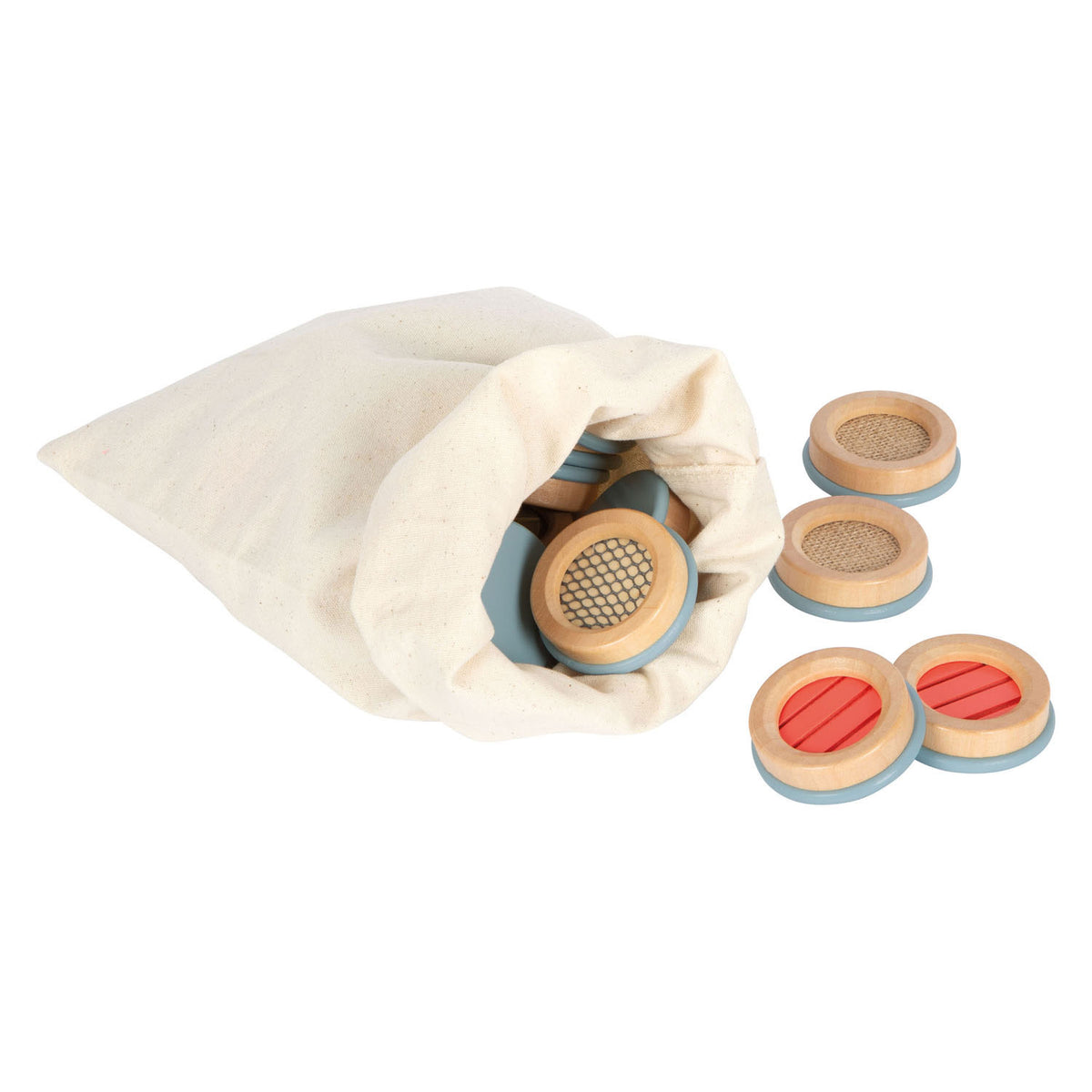 Small foot - Sensory wooden memory game