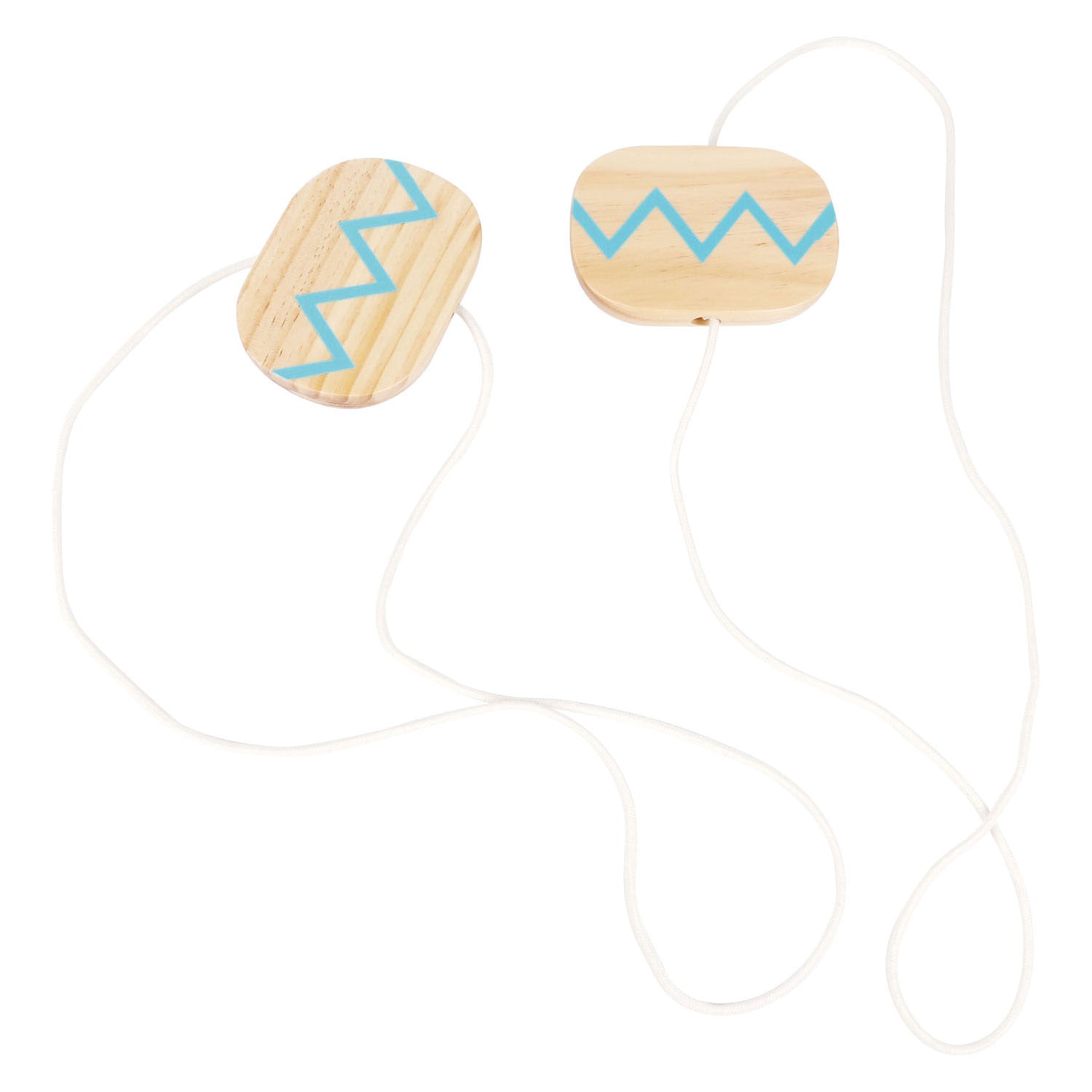 Kleine voet - houten loopklossen