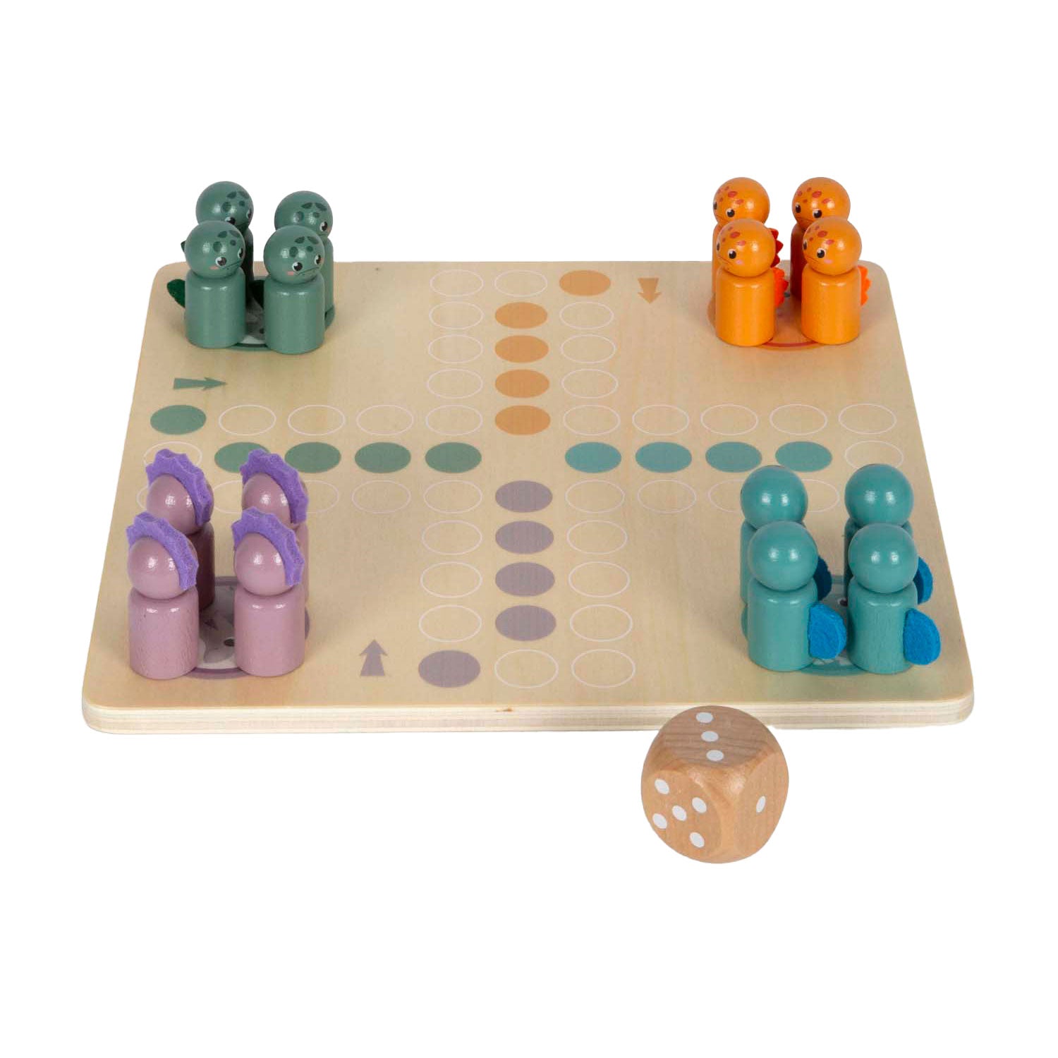 Small foot - houten speelspel dino