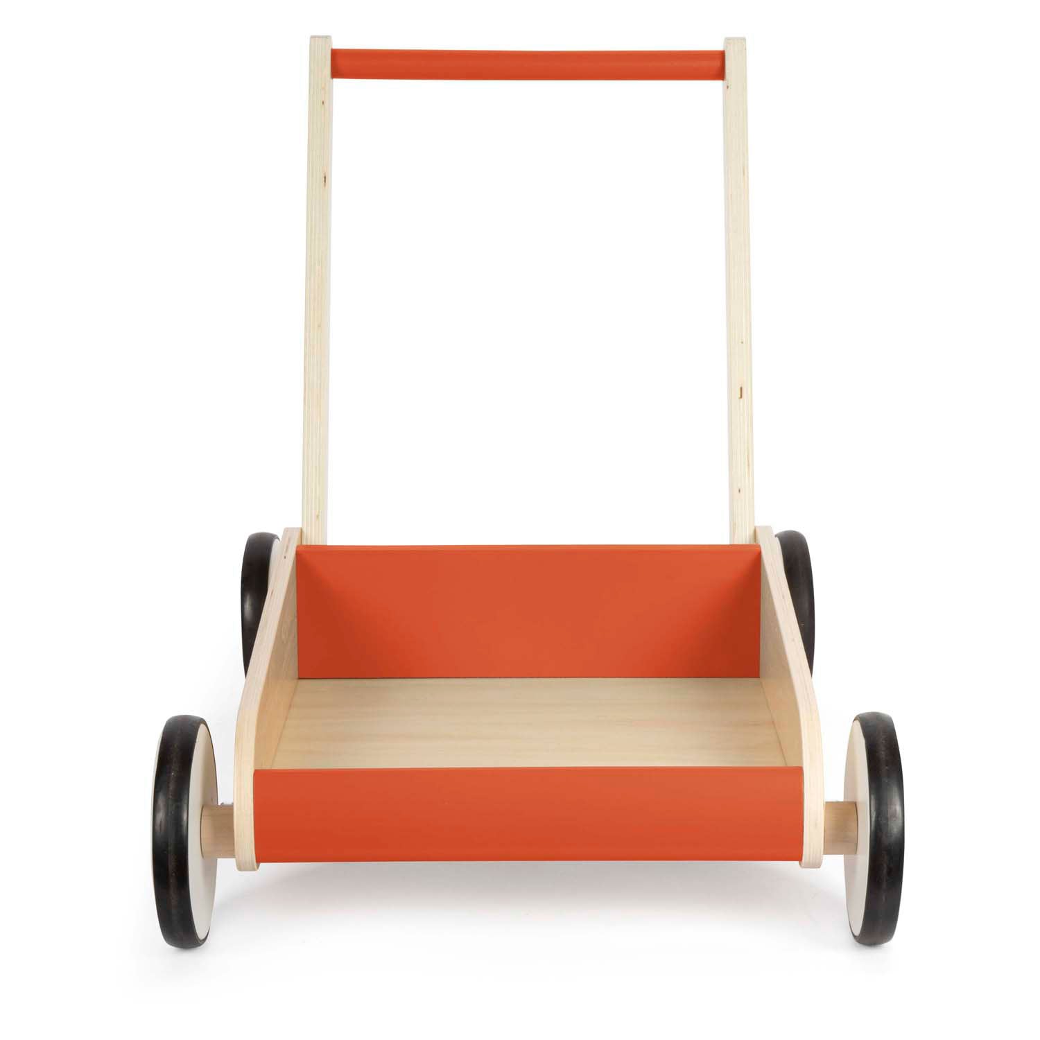 Small foot - houten loopwagen koper rood