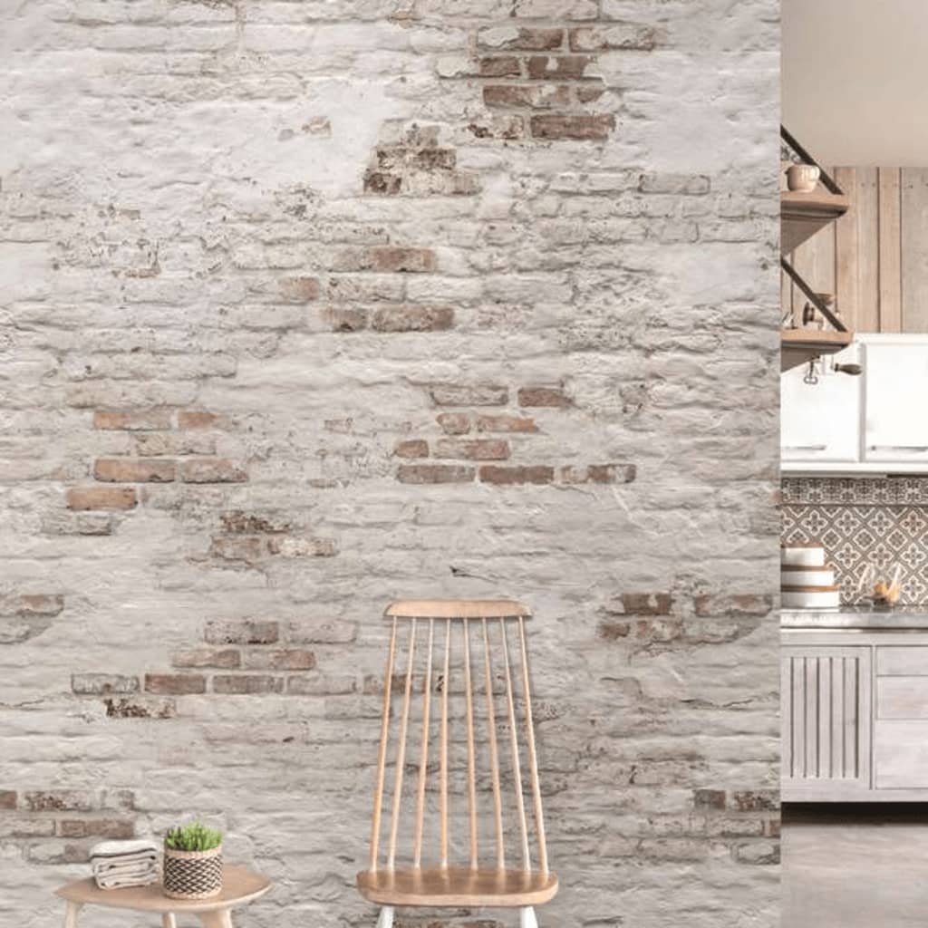 DUTCH WALLCOVERINGS DUTCH WALLCOVERINGS Muurschildering Old Brick Wall beige bruin