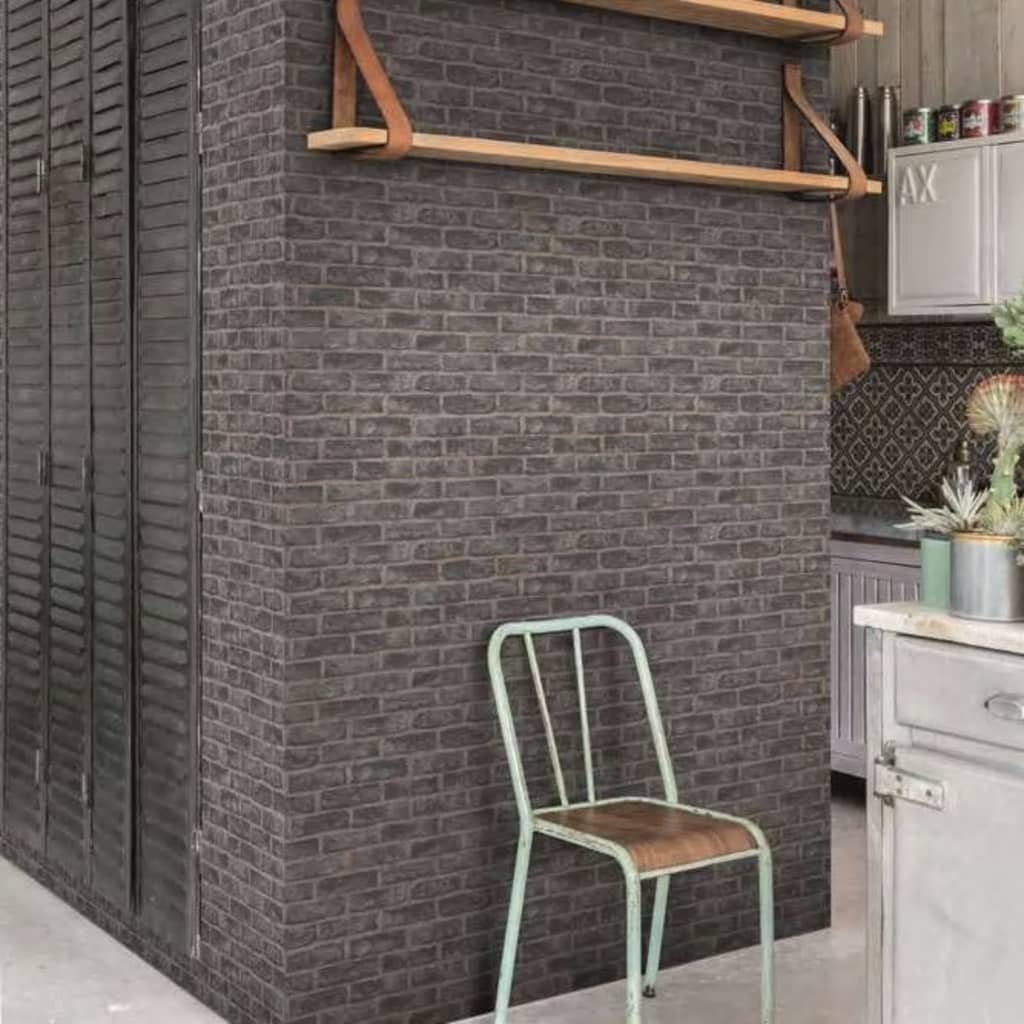 DUTCH WALLCOVERINGS DUTCH WALLCOVERINGS Behang interieur zwart