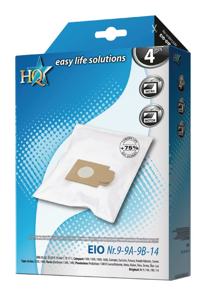 HQ Hq W7-50501 hqf Stofzuigerzak Eio Kalorik Futura Vision