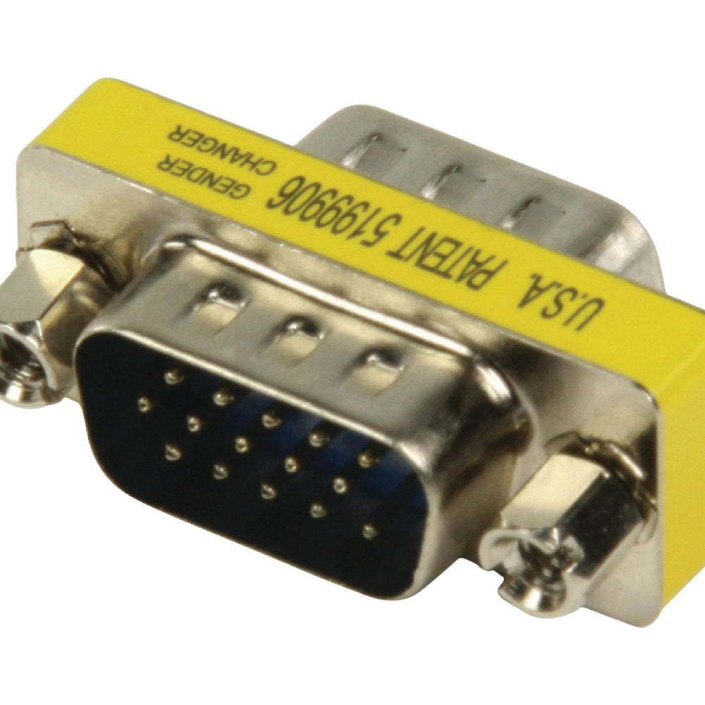 Valueline Valueline Gchd-mm15p Metalen Mini VGA Adapter Hd15p Mannelijke Hd15p Mannelijke