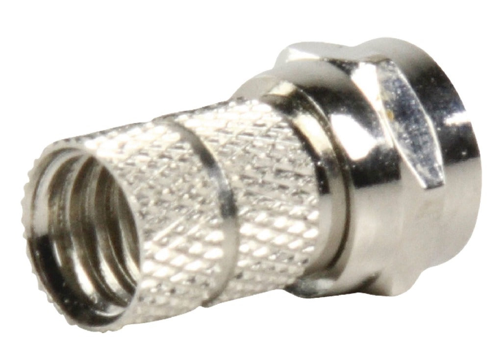 Valueline fc-001prof f-connector male metaal zilver