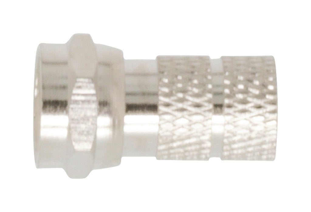 Valueline fc-001prof f-connector male metaal zilver