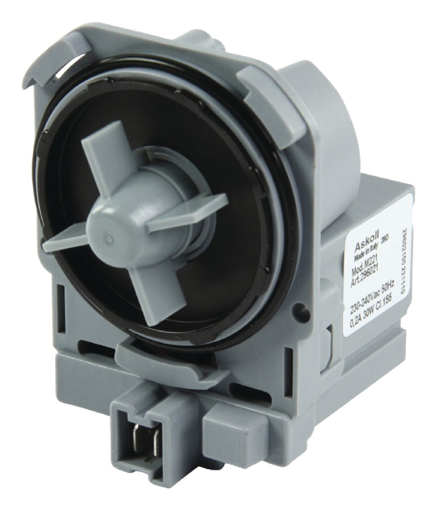 Askoll w1-07174-ask afvoerpomp zonder pomphuis met rasteraansluiting voor oa bosch siemens
