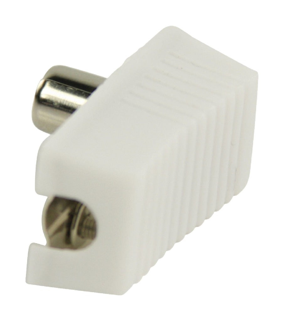 Valueline Valueline Vlsp40900w Gehoekte Coax Connectoren Coax Vrouwelijk Wit