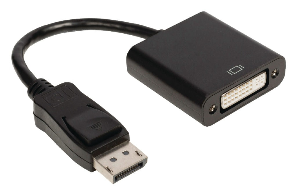 Valueline vlcb37250b02 displayport-adapterkabel displayport mannelijk - dvi-d 24 + 1-pins ronde 0,20 m zwart