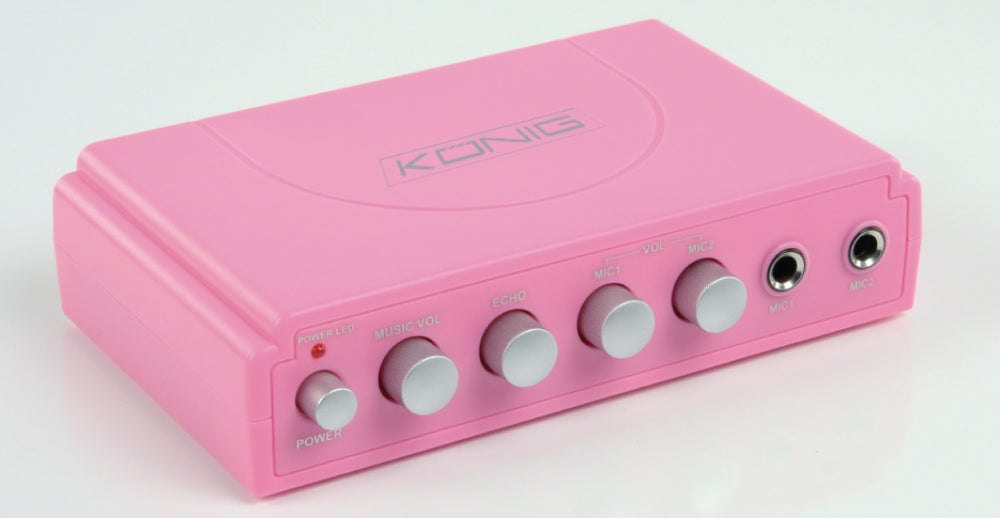 K ouml;nig König HAV-KM11P Karaokemixer Roze