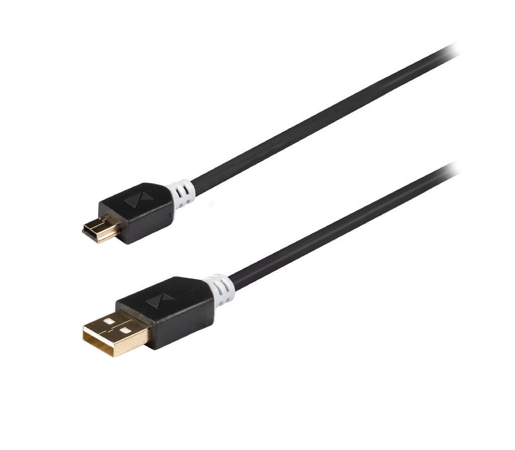 K ouml;nig könig knc60300e30 usb 2.0 kabel a male - mini 5-pins male 3,00 m grijs