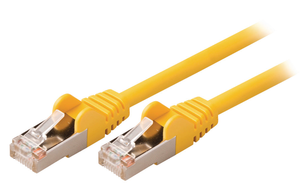 Valueline vlcp85121y025 cat5e sf utp netwerkkabel rj45 (8 8) mannelijk - rj45 (8 8) mannelijk 0,25 m geel