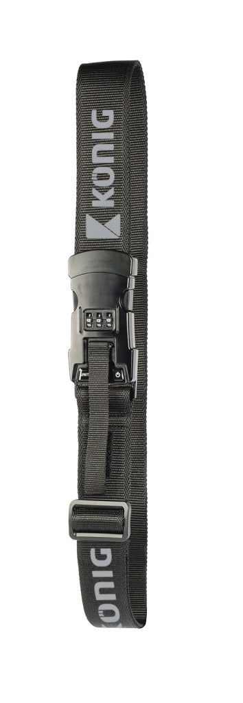 K ouml;nig K ouml;nig KN-SL10 Kofferriem met opbouw Weegschaal en Slot Zwart