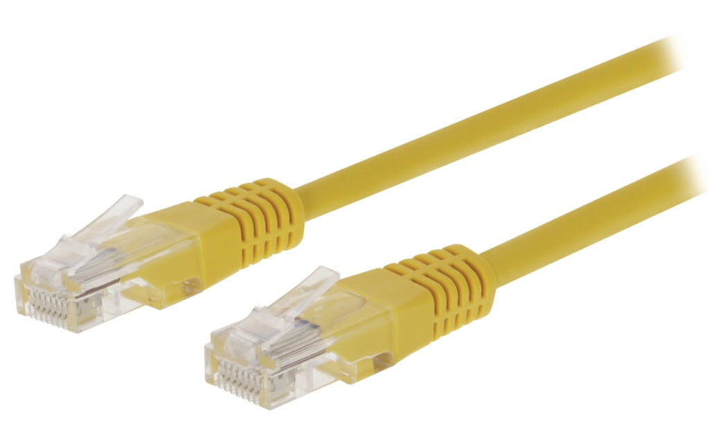 Valueline vlct85000y30 cat5e utp netwerkkabel rj45 (8 8) male - rj45 (8 8) male 3.00 m geel