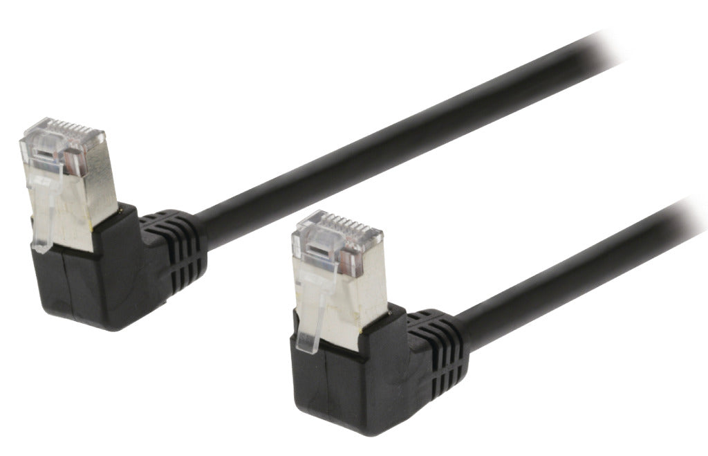 Valueline vlcp85127b100 cat5e sf utp netwerkkabel rj45 (8 8) mannelijk - rj45 (8 8) mannelijk 10,0 m zwart