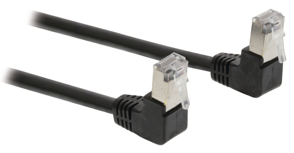 Valueline vlcp85127b100 cat5e sf utp netwerkkabel rj45 (8 8) mannelijk - rj45 (8 8) mannelijk 10,0 m zwart