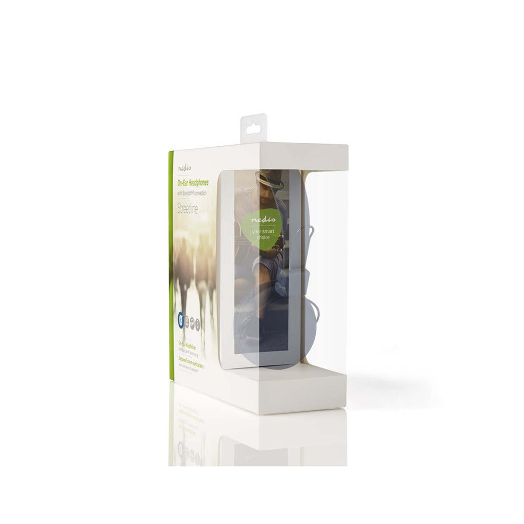 Nedis HPWD1100BK hoofdtelefoon Met Snoer On-ear Opvouwbaar 1,2 M Ronde Kabel Zwart