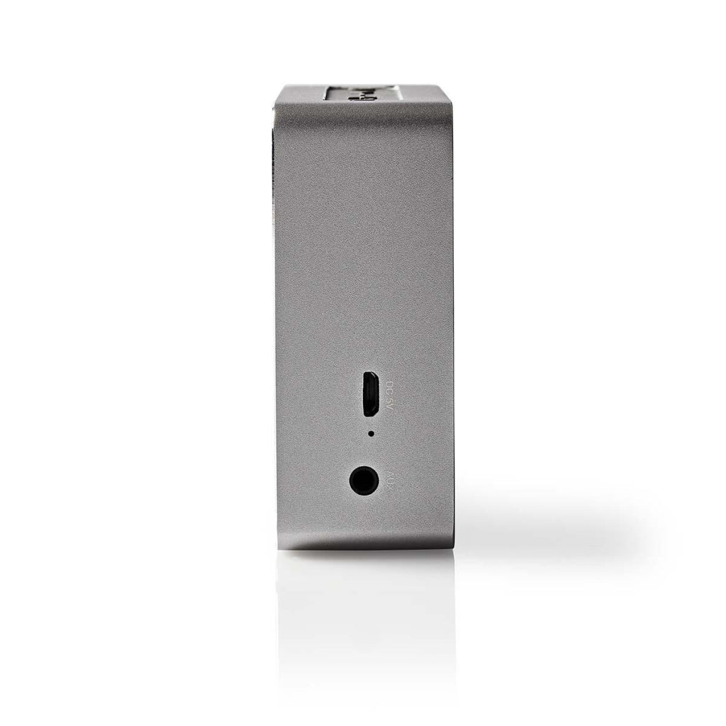 Nedis spbt1002gy luidspreker met bluetooth® 15 w metaal design brons