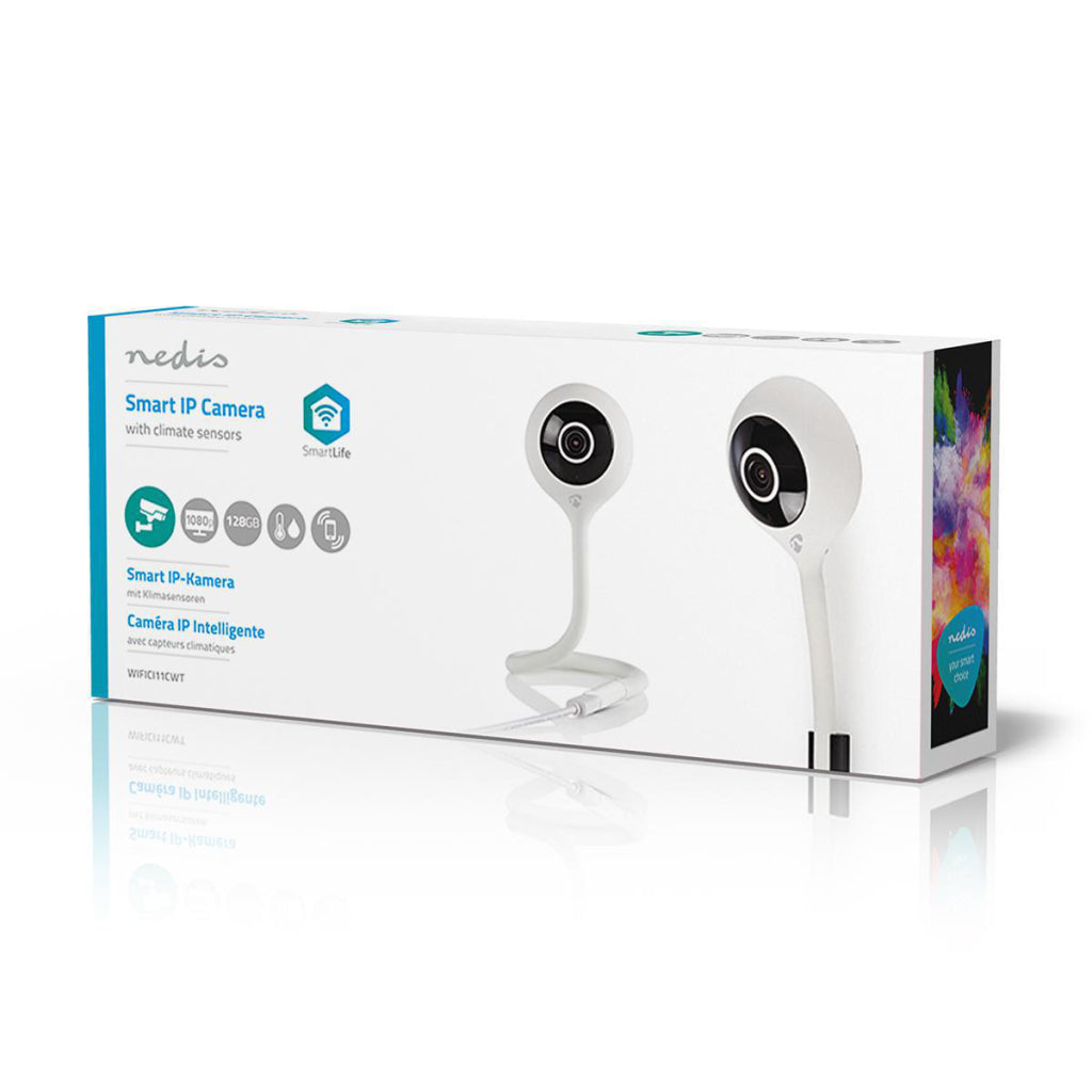 Nedis WIFICI11CWT Wi-fi IP-camera Klimaatsensor Full-hd 1080p