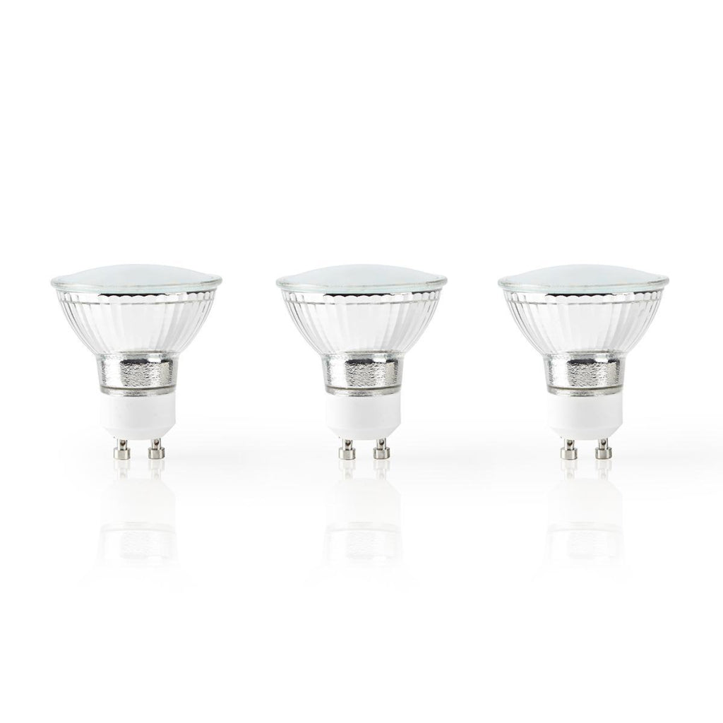 Nedis wifilw31crgu10 wi-fi smart led-lamp warm wit gu10 3-pack