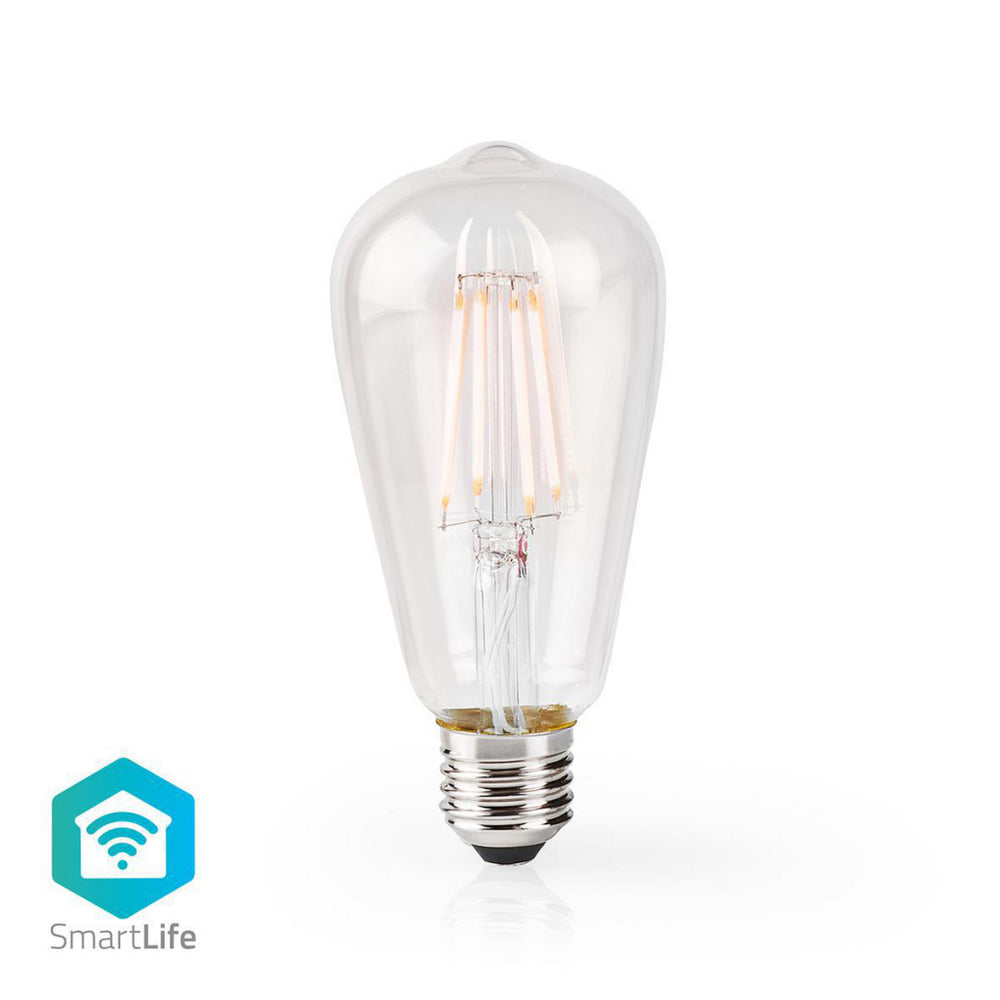 Nedis wifilf10wtst64 wifi smart led filamentlamp e27 st64 5w 500 lm