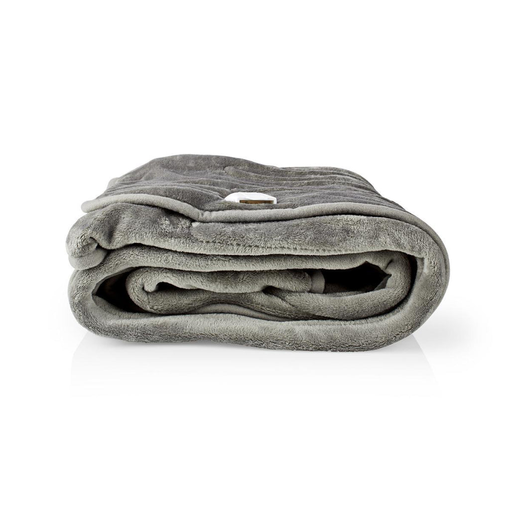 Nedis pebl140cwt elektrische deken bovendeken 180 x 130 cm 9 warmtestanden indicatorlampje overheat protection