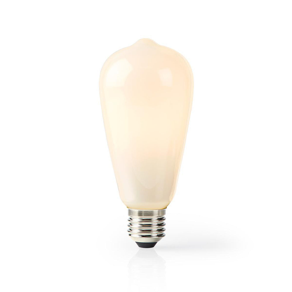 Nedis wifilf11wtst64 wifi smart ledlamp e27 st64 5w 500lm wit