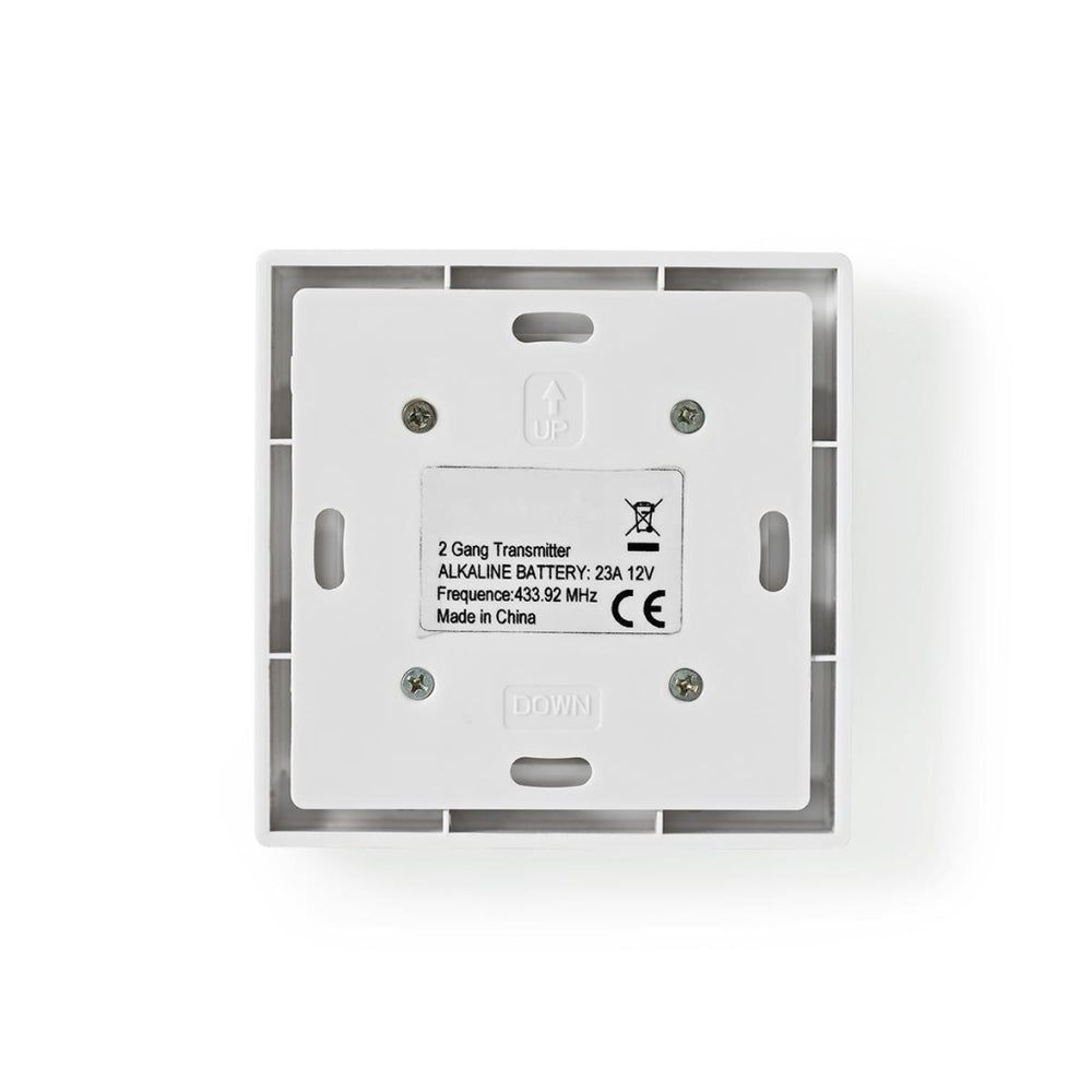 Nedis rfws20wt rf slimme lichtschakelaar tweevoudig