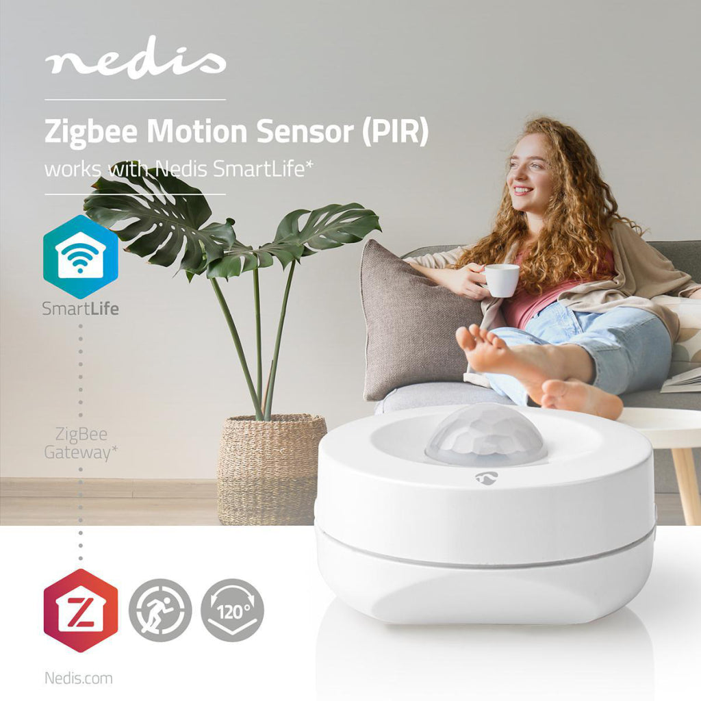 Nedis smartlife bewegingssensor - pir - 120 graden