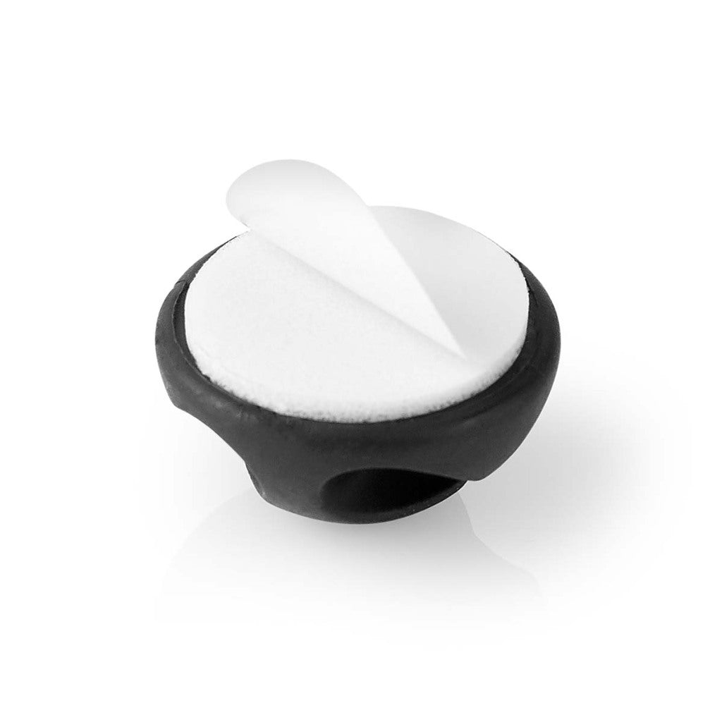 Nedis cmgc20026bk kabelmanagement kabelclip click go 6 stuks aantal slots: 2 sleuven Maximale kabeldikte: 5.3 mm tpe zwart