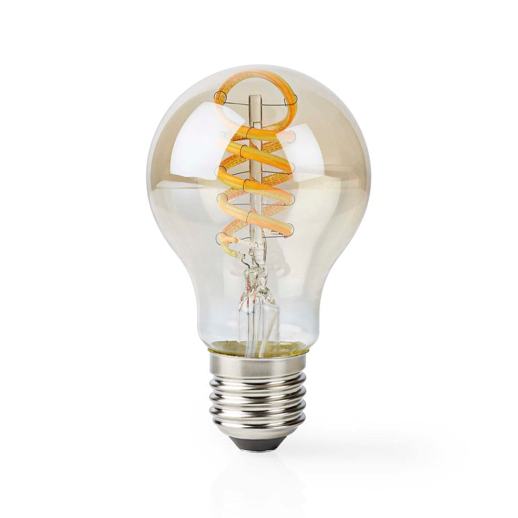 Nedis wifilrt10a60 smartlife led filamentlamp wifi e27 360 lm 4,9w warm tot koel wit 1800 - 6500k glas android trade; ios peer