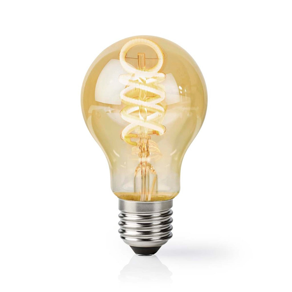 Nedis wifilrt10a60 smartlife led filamentlamp wifi e27 360 lm 4,9w warm tot koel wit 1800 - 6500k glas android trade; ios peer