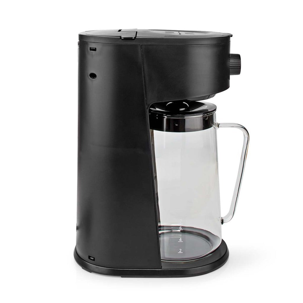 Nedis kaicm200fbk ijskoffie ijsthee maker filter koffie 2,5 l 6 kopjes zwart
