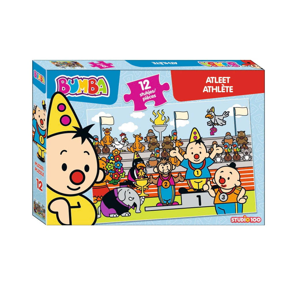 Studio 100 bumba puzzel atleet, 12st.
